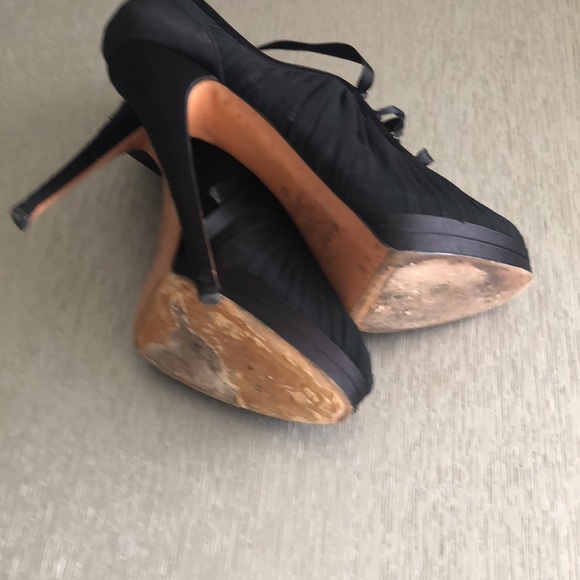 CASADEI satin Plataform shoes Size 10 - Picture 11 of 12